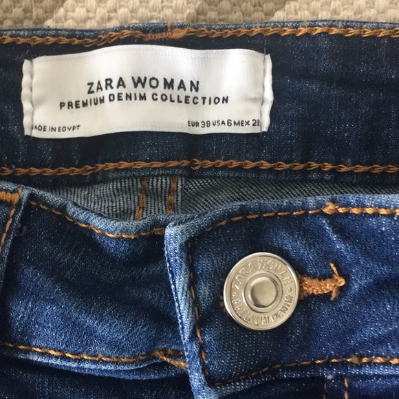 Zara Premium Denim Collection Jeans; size 6 - Picture 7 of 8